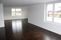 Attika: Wohnraum + Schlafzimmer